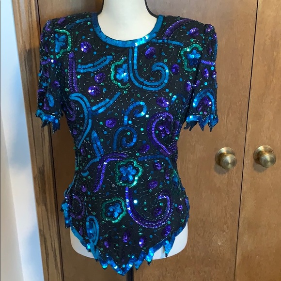 Laurence Kazar vintage top - Picture 1 of 5